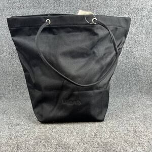 Dillard’s Black Tote Bag Fabric Shopper Shoulder Handbag